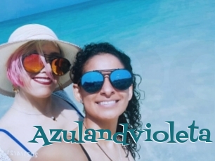 Azulandvioleta